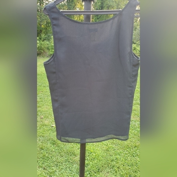 Bundle Only: J.Crew Grey Leaf Print Lace‎ Y2K Fairy Tank Top Size 2 - Picture 3 of 5